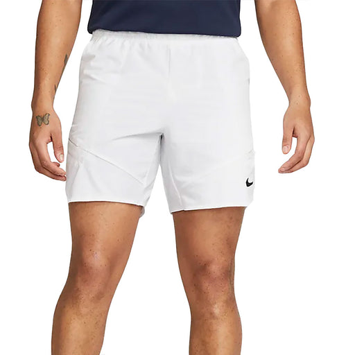 NikeCourt Dri-Fit Advantage 7in Mens Tennis Shorts - WHITE 100/XXL