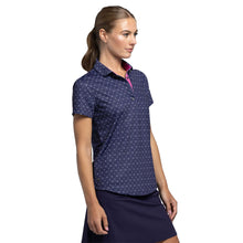 Load image into Gallery viewer, Greyson Scarlett Scarlett Moon Heart Wmn Golf Polo
 - 3