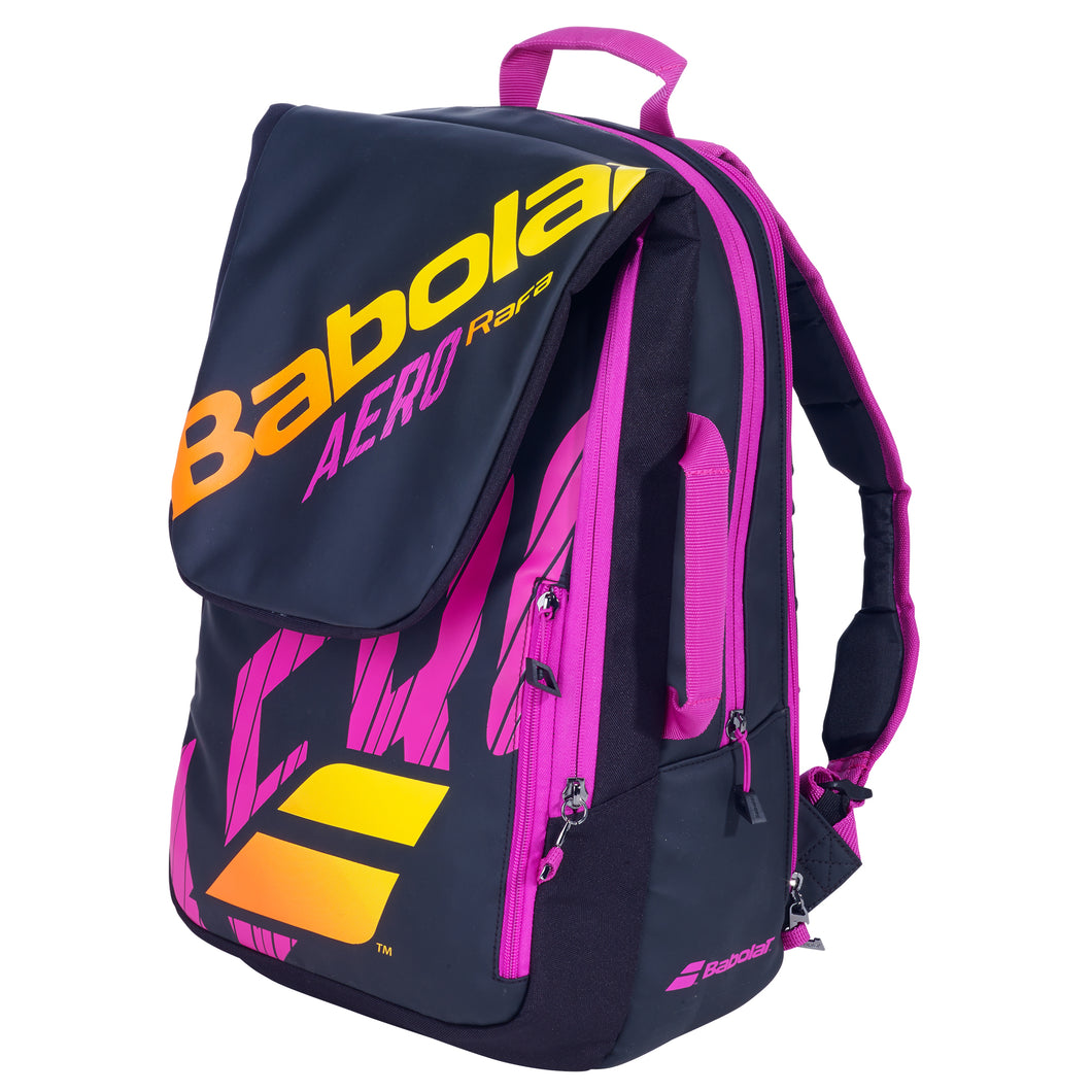 Babolot Pure Aero Rafa Tennis Backpack - Blk/Yel/Pink