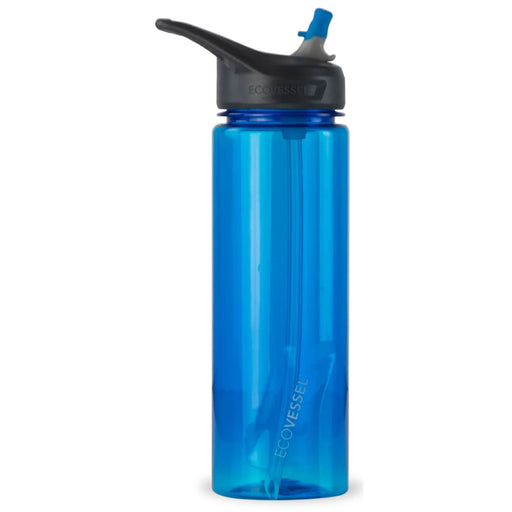EcoVessel The Wave 24oz Plastic Water Bottle - Hudson Blue Hb