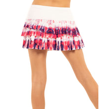 Load image into Gallery viewer, Lucky in Love Sunburst Scallp Mlt Wmn Tennis Skirt
 - 2