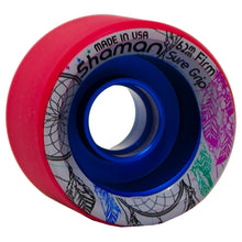 Load image into Gallery viewer, Sure Grip Shaman 62mm Roller Skate Wheels - Red
 - 2