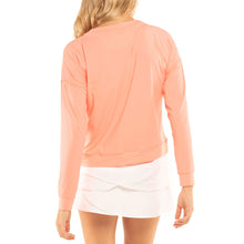 Load image into Gallery viewer, Lucky in Love Hype Peach Glow Womens Golf Pullover
 - 2