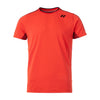Yonex Crew Neck Fire Red Mens Tennis Shirt