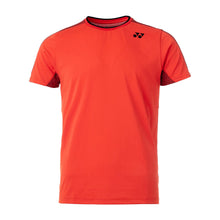Load image into Gallery viewer, Yonex Crew Neck Fire Red Mens Tennis Shirt
 - 1