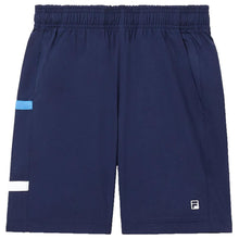 Load image into Gallery viewer, Fila Core White 6in Boys Tennis Shorts - NAVY 414/L
 - 1