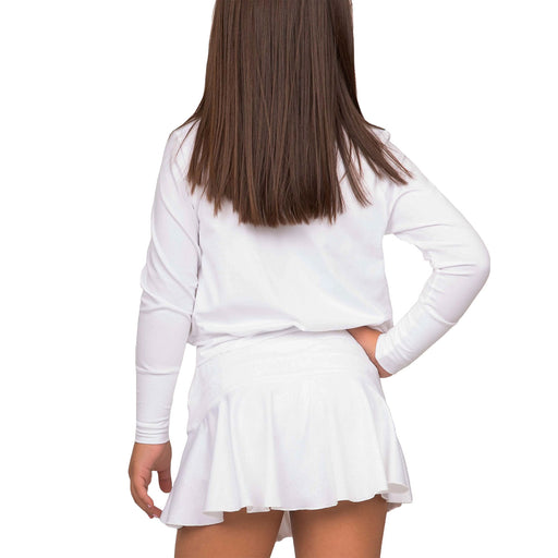 Sofibella White Racquet Net Girls Tennis Jacket