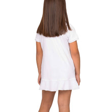 Load image into Gallery viewer, Sofibella White Racquet Net Girls Tennis Dress
 - 2