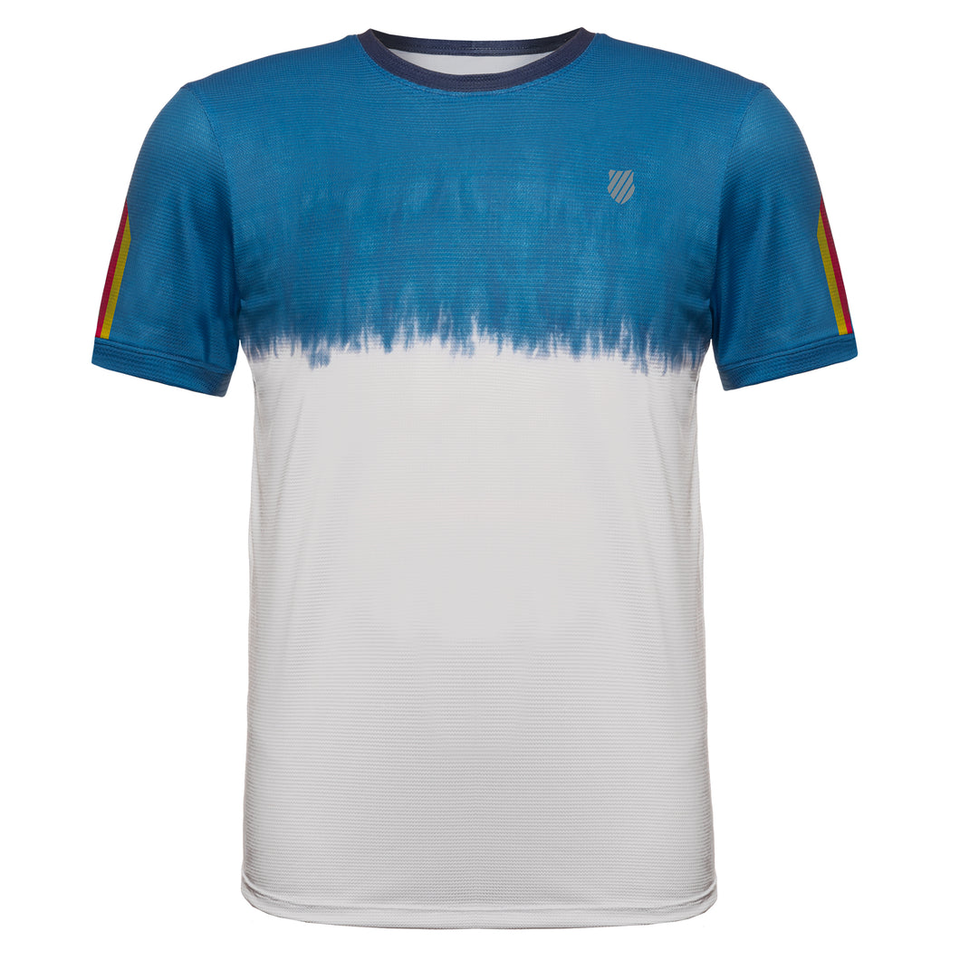 K-Swiss Surge Light Blue Regatta Mens Tennis Shirt - REGATTA 480/XL