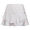 K-Swiss Flounce 13in White Womens Tennis Skirt