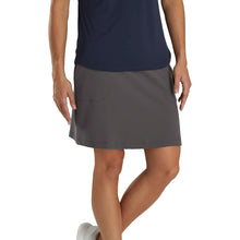 Load image into Gallery viewer, FootJoy Performance Knit Womens Golf Skort - Charcoal/XL
 - 3
