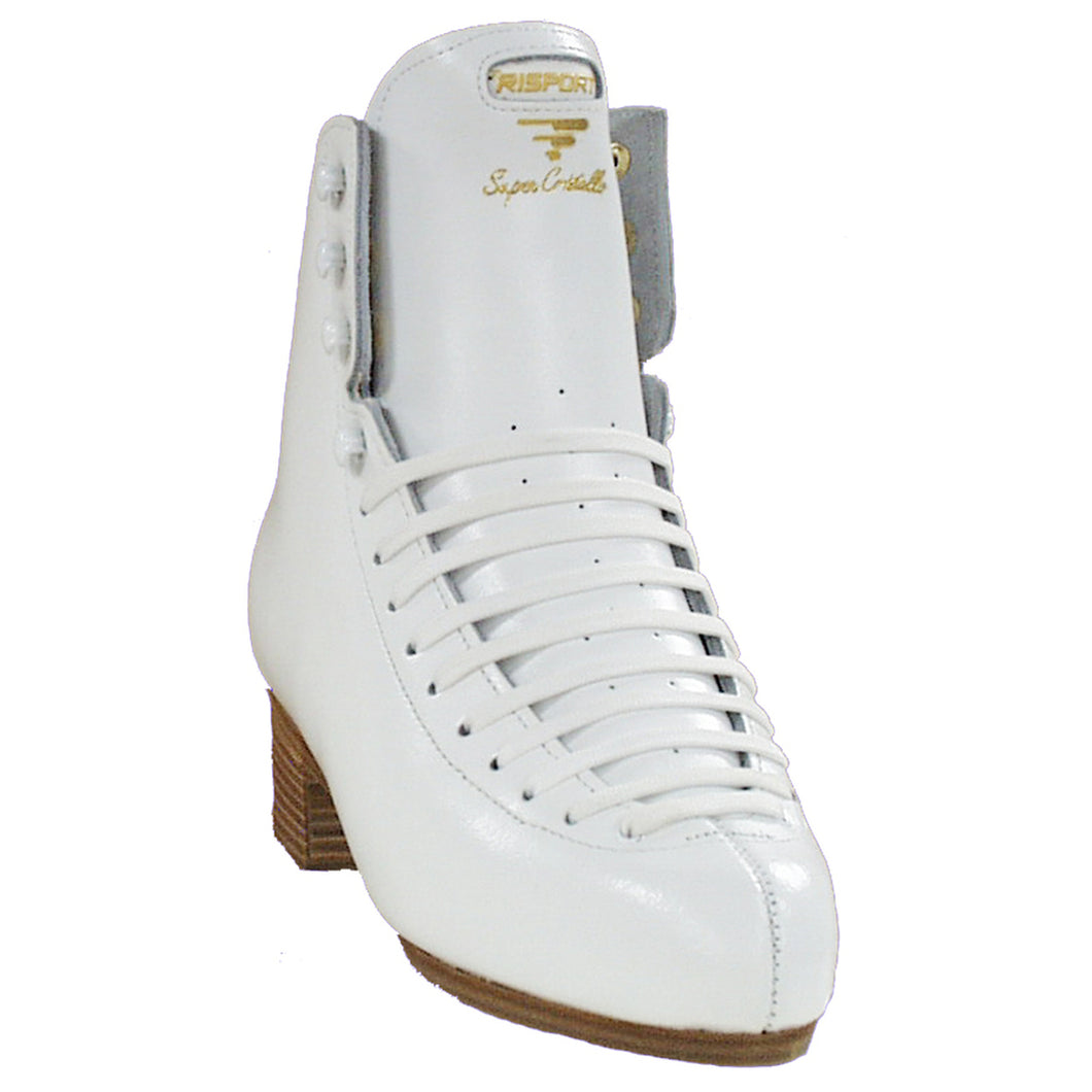 Risport Super Cristallo Wht Girl Figure Skate Boot