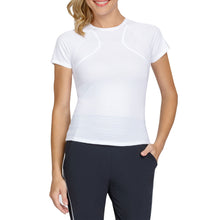 Load image into Gallery viewer, Tail Opal Chalk Womens Short Sleeve Tennis Shirt - CHALK 120/XL
 - 1