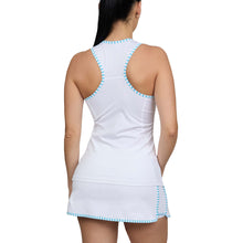Load image into Gallery viewer, Sofibella White Racquet Racerback Womens Tank Top
 - 2