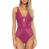 Becca Color Play Pomegranate One Piece Womens Swimsuit