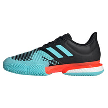 Load image into Gallery viewer, Adidas SoleCourt Primeblue Black Mens Tennis Shoes
 - 2