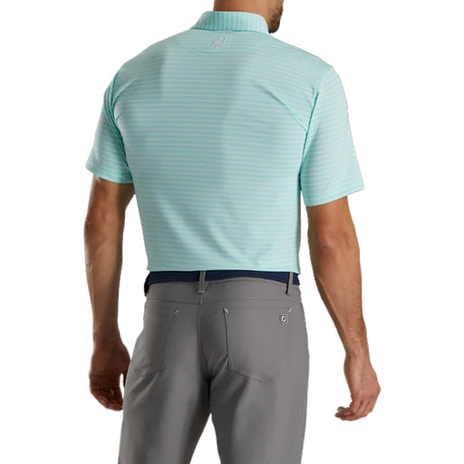 FootJoy Athletic Fit Classc Strp Gn Mens Golf Polo