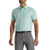 FootJoy Athletic Fit Deco Print Mint Mens Golf Polo