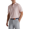 FootJoy Lisle Leaping Dolphins Print Quartz Pink Mens Golf Polo