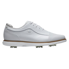 Load image into Gallery viewer, FootJoy Traditions Cap Toe Womens Golf Shoes - White/B Medium/9.5
 - 1