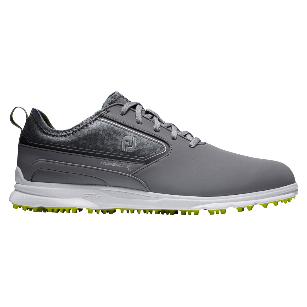 FootJoy Superlites XP Mens Golf Shoes - Grey/2E WIDE/12.0