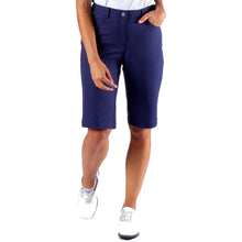 Load image into Gallery viewer, NVO Bailey Long 12.5in Womens Golf Shorts - NAVY 400/12
 - 1