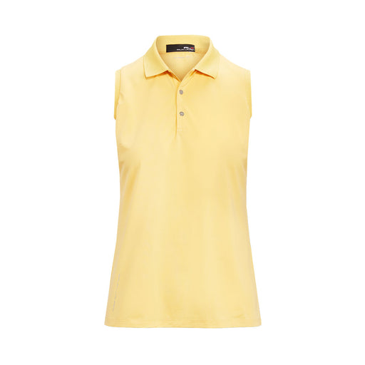 RLX Ralph Lauren Tourne Yellow Womens SL Golf Polo - Beach Yellow/L