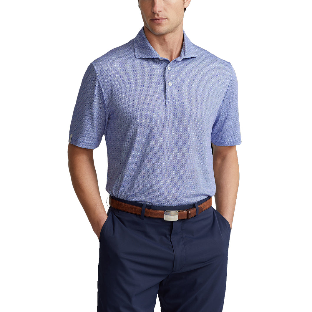 RLX Ralph Lauren Print LTWT Air Lib Mens Golf Polo