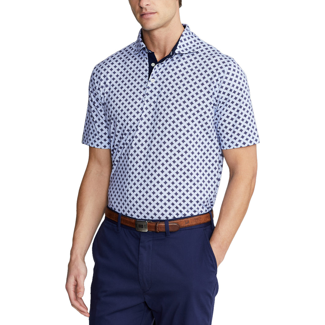 Polo Golf Ralph Lauren Print Pima Bl Men Golf Polo