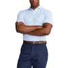 RLX Ralph Lauren Tour Pique Blue Mens Golf Polo