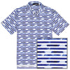 RLX Ralph Lauren Printed Lightweight Airflow Jersey Painted Blue Mens Golf Polo