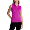 RLX Ralph Lauren Tournament Bright Pink Womens Sleeveless Golf Polo