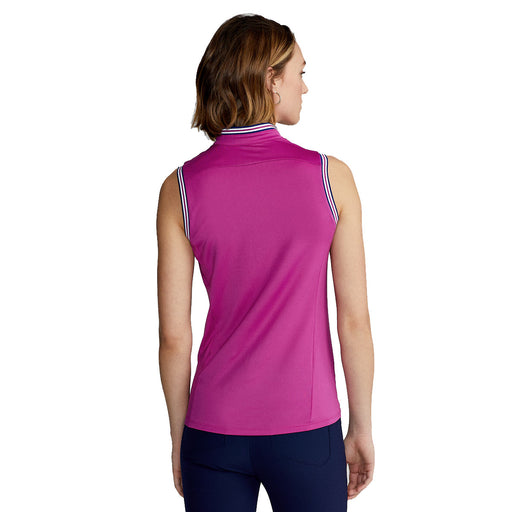 RLX Ralph Lauren Mesh Mix Pink Womens SL Golf Polo