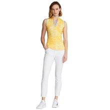 Load image into Gallery viewer, RLX Ralph Lauren Mesh Mix Yellow Wmns SL Golf Polo - Yellow Gingham/M
 - 1