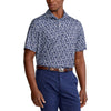 RLX Ralph Lauren Printed Lightweight Airflow Jersey Navy Floral Mens Golf Polo