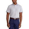 RLX Ralph Lauren Featherweight Tri-Color Stripe Sky Lavender Mens Golf Polo