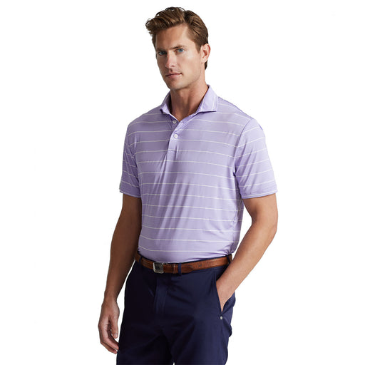 RLX Ralph Lauren YDye FthrWt Airflow Lav Mens Pol - Sky Lavender/Wt/XL