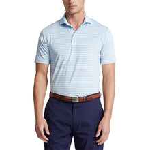 Load image into Gallery viewer, RLX Ralph Lauren LTWT Multi Stripe BLU Men Polo
 - 1