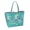 Sydney Love Serve It Up Turquoise Reversible Tennis Tote