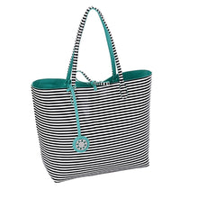Load image into Gallery viewer, Sydney Love Serve It Up Turq Reversibl Tennis Tote
 - 2