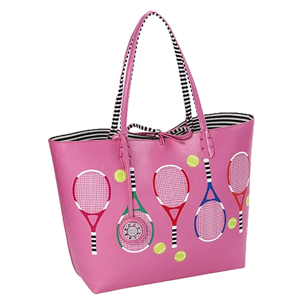 Sydney Love Serve It Up Pnk Reversible Tennis Tote - Pink