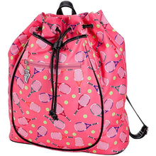 Load image into Gallery viewer, Sydney Love Serve It Up Pink Tennis Backpack
 - 1