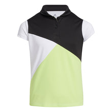 Load image into Gallery viewer, Adidas Heat.Rdy Black Girls Golf Polo - Black/L
 - 1