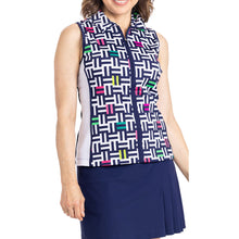 Load image into Gallery viewer, Kinona Swing Away Womens Sleeveless Golf Polo 1 - MAZE 4 DAYS 938/L
 - 1