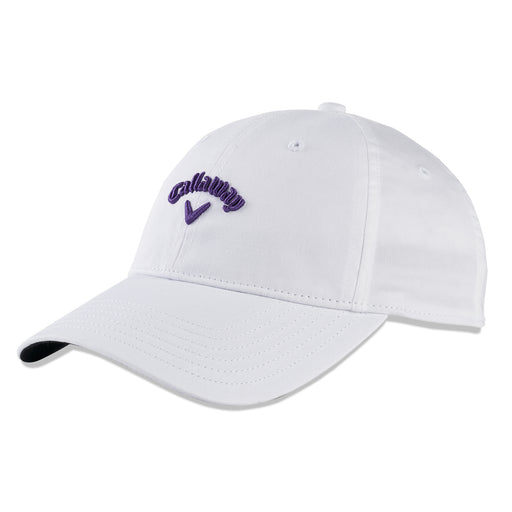 Callaway Heritage Twill Womens Golf Hat - Wht/Pur