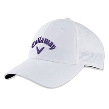 Load image into Gallery viewer, Callaway Stitch Magnet Womens Golf Hat 1 - Wht/Pur
 - 5