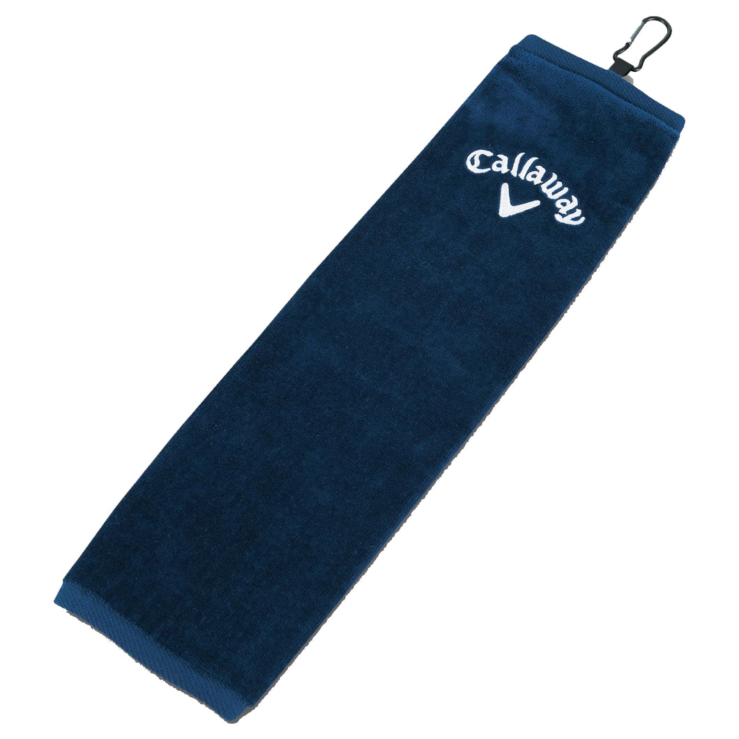 Callaway Tri Fold Navy Golf Towel - Default Title