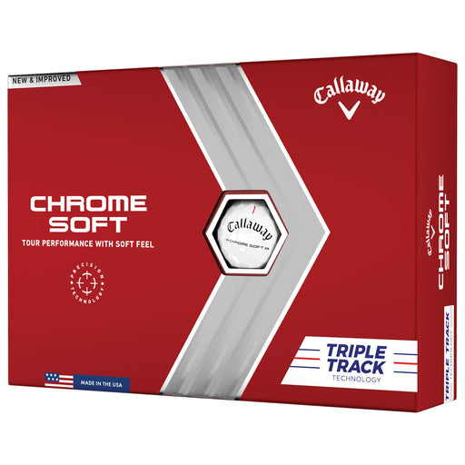 Callaway Chrome Soft Golf Balls - Dozen - White Tt