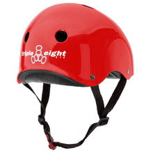 Load image into Gallery viewer, Triple Eight Certified Sweatsaver Red Gloss Helmet
 - 2