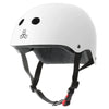 Triple Eight The Certified Sweatsaver White Rubber Helmet